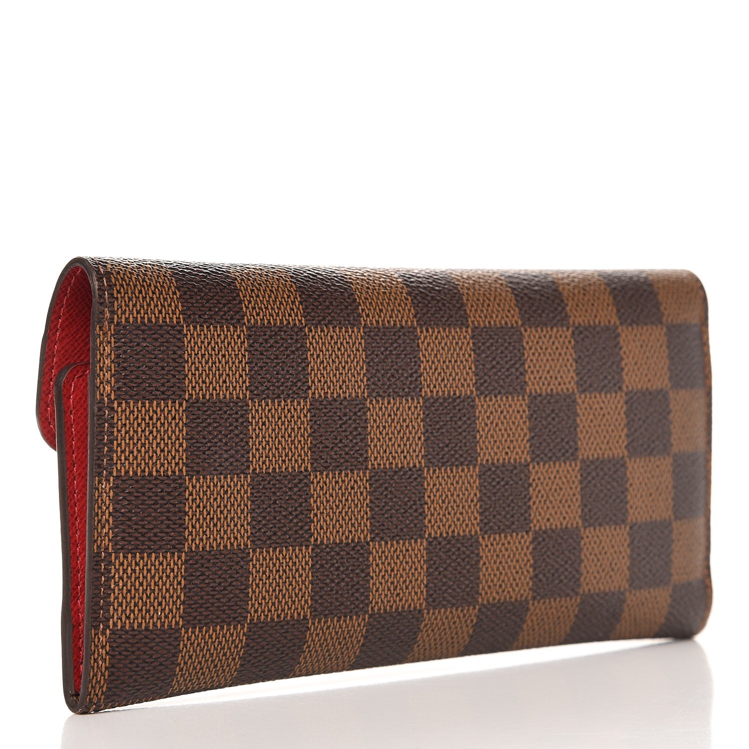 Louis Vuitton Damier Ebene Josephine Wallet Red 3 of 9