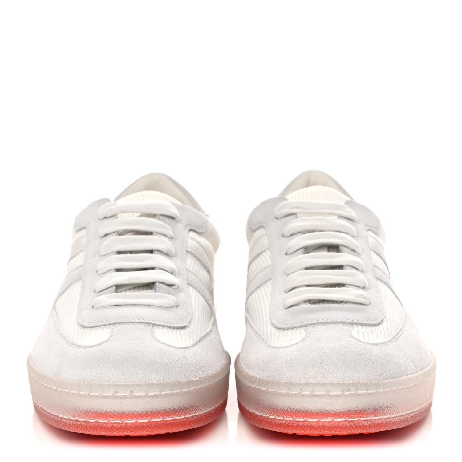 Hermes Technical Mesh Suede Boomerang Sneakers 42.5 White 2 of 10