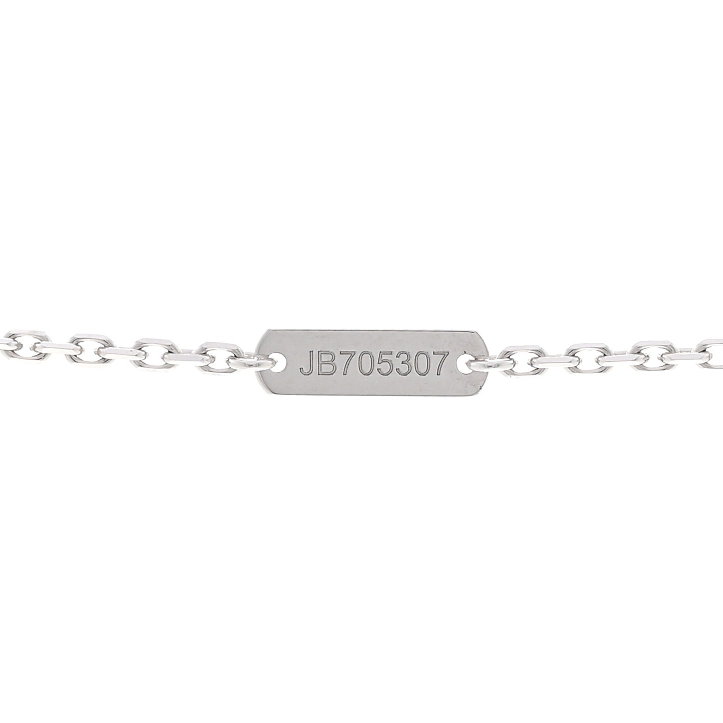 18K White Gold Diamond Small Frivole Pendant Necklace