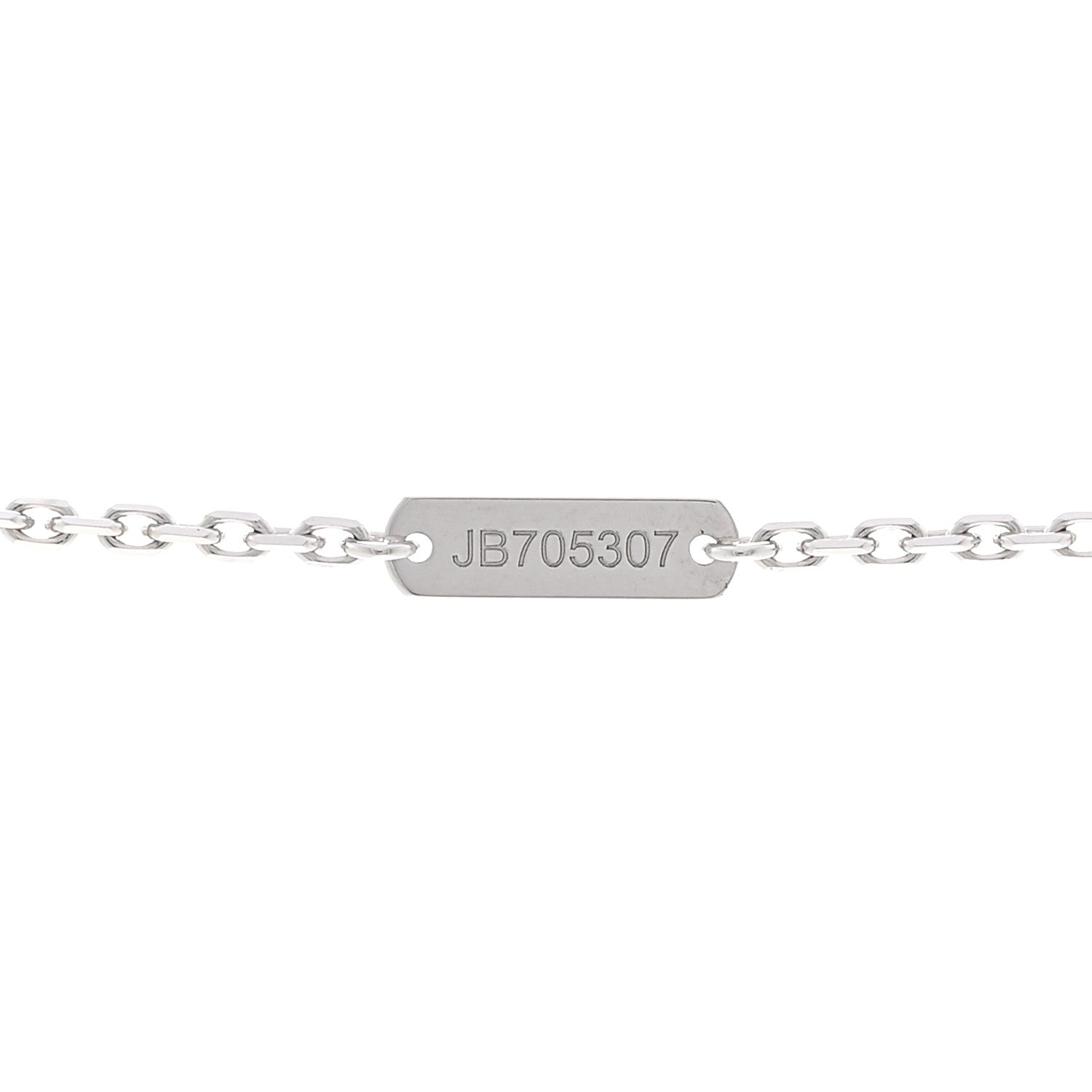 Van Cleef & Arpels 18K White Gold Diamond Small Frivole Pendant Necklace 5 of 6