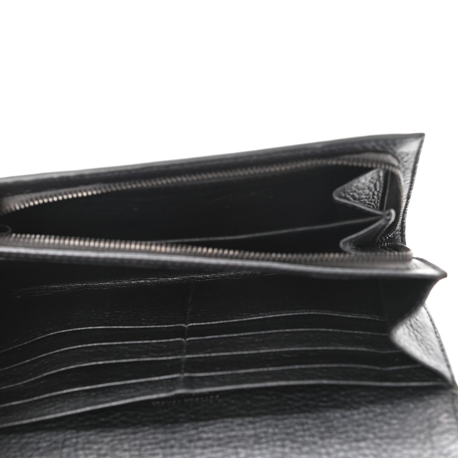 Bottega Veneta Cervo Intrecciato Continental Flap Wallet Gunmetal 4 of 8