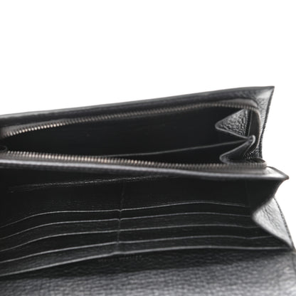 Bottega Veneta Cervo Intrecciato Continental Flap Wallet Gunmetal 4 of 8