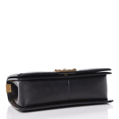 Chanel Lambskin Quilted Medium Boy Flap Black 4 of 14