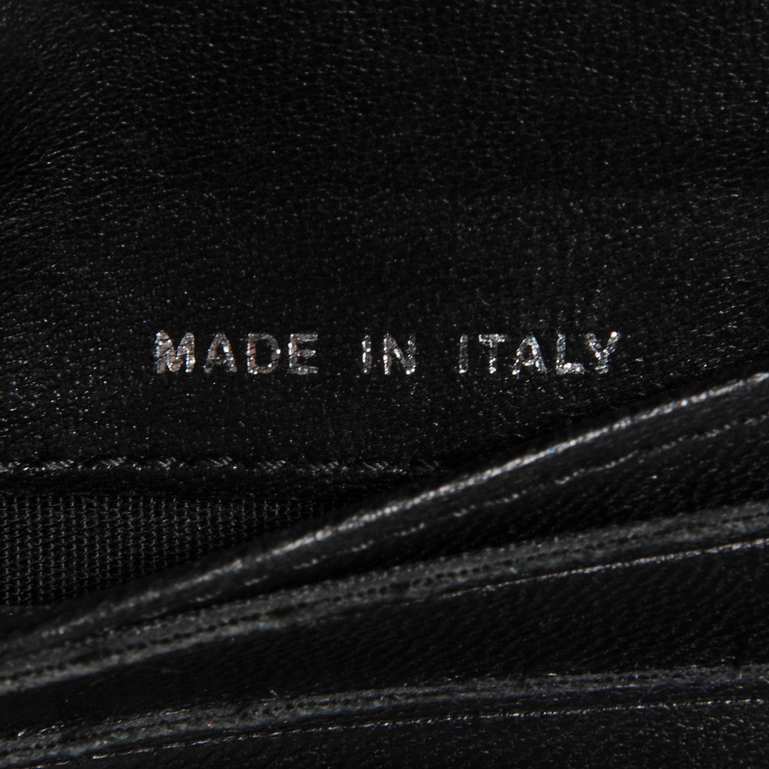 Chanel Lambskin Quilted Compact Boy Wallet Black 7 of 9