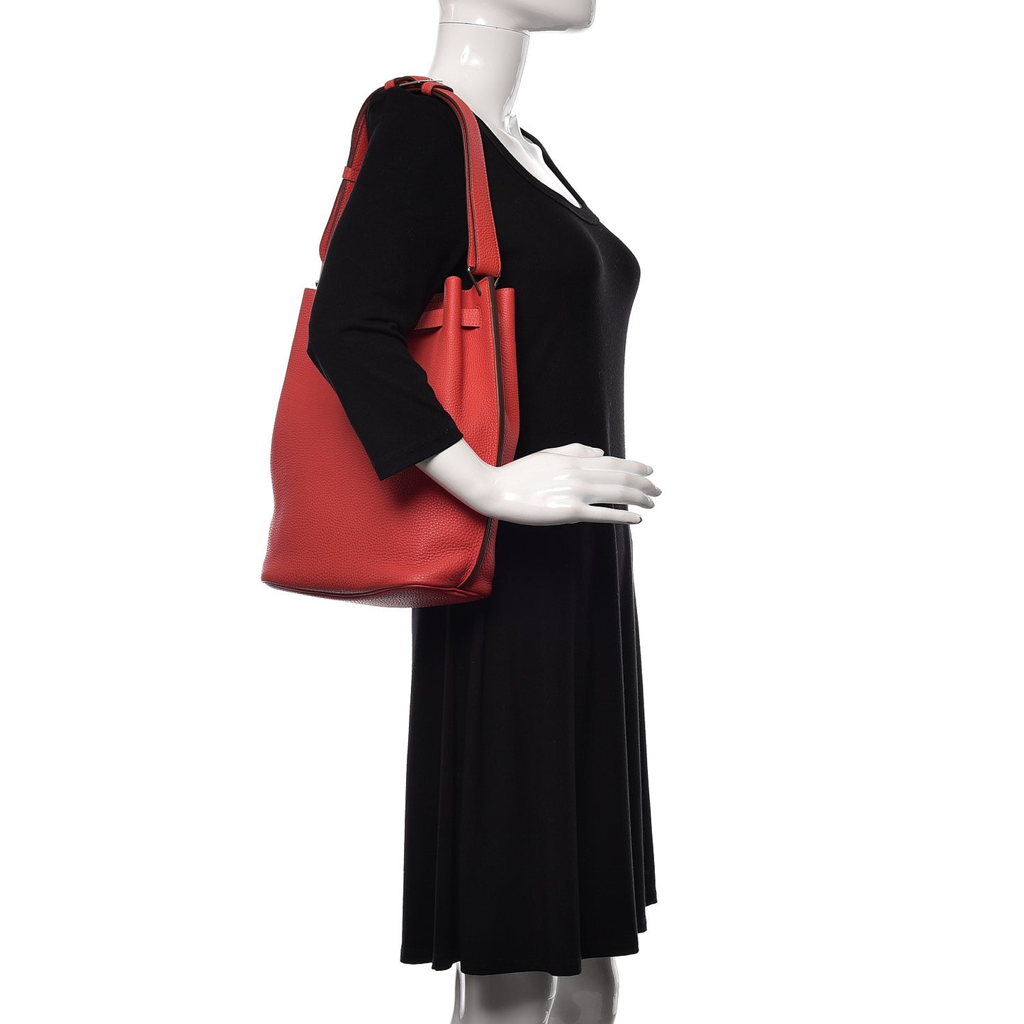 Togo So Kelly 22 Rouge Pivoine