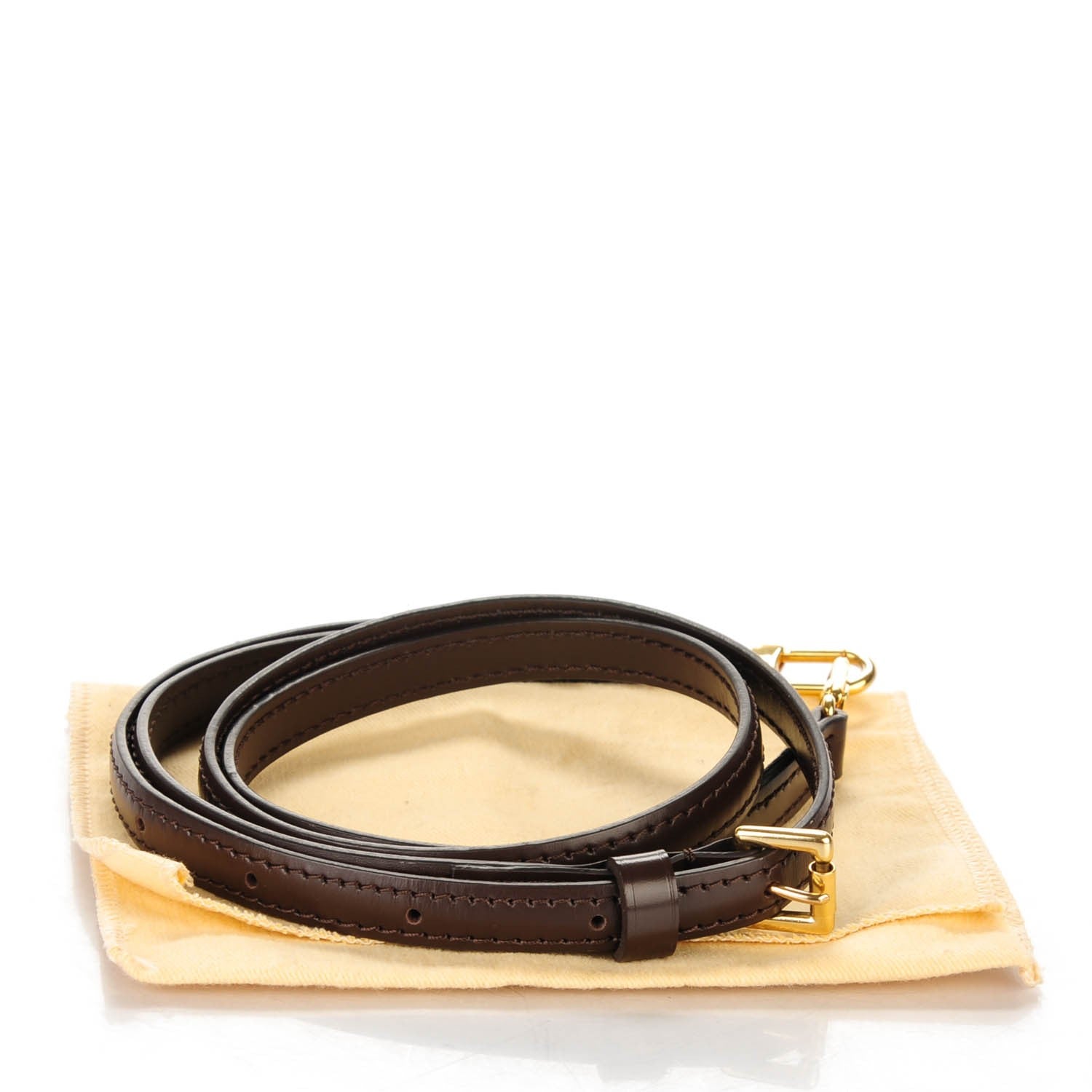 Louis Vuitton Calfskin 12mm Adjustable Shoulder Strap Brown 7 of 7