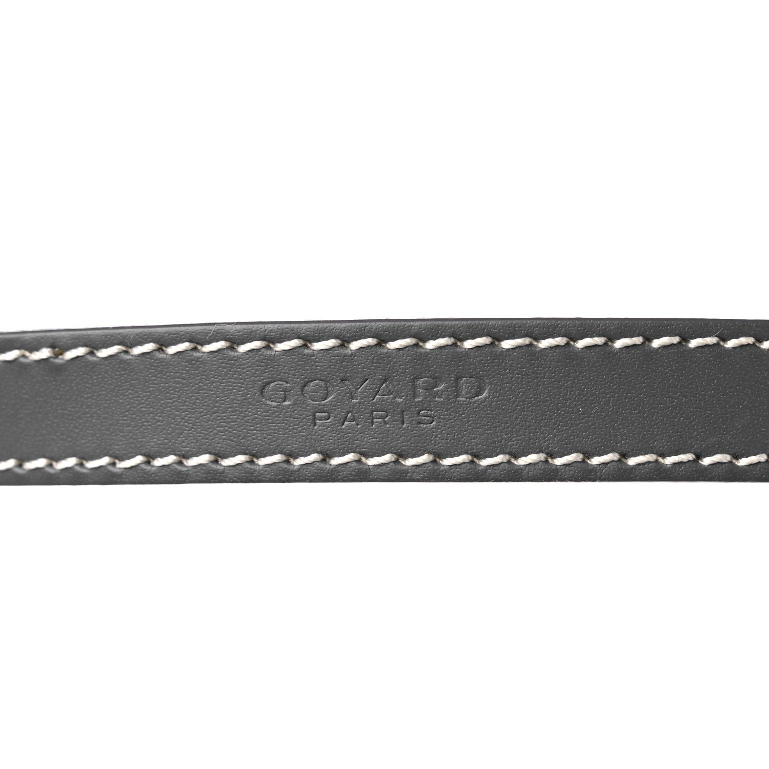 Goyard Calfskin Adjustable Shoulder Strap Grey 3 of 4