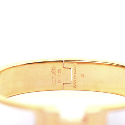 Hermes Enamel Narrow Clic Clac H Bracelet PM White 4 of 4