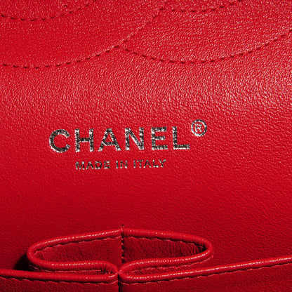 Chanel Lambskin Quilted Jumbo Double Flap Red 8 of 9