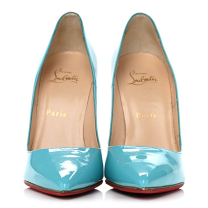 Christian Louboutin Patent So Kate 120 Pumps 37.5 Pacific 2 of 10