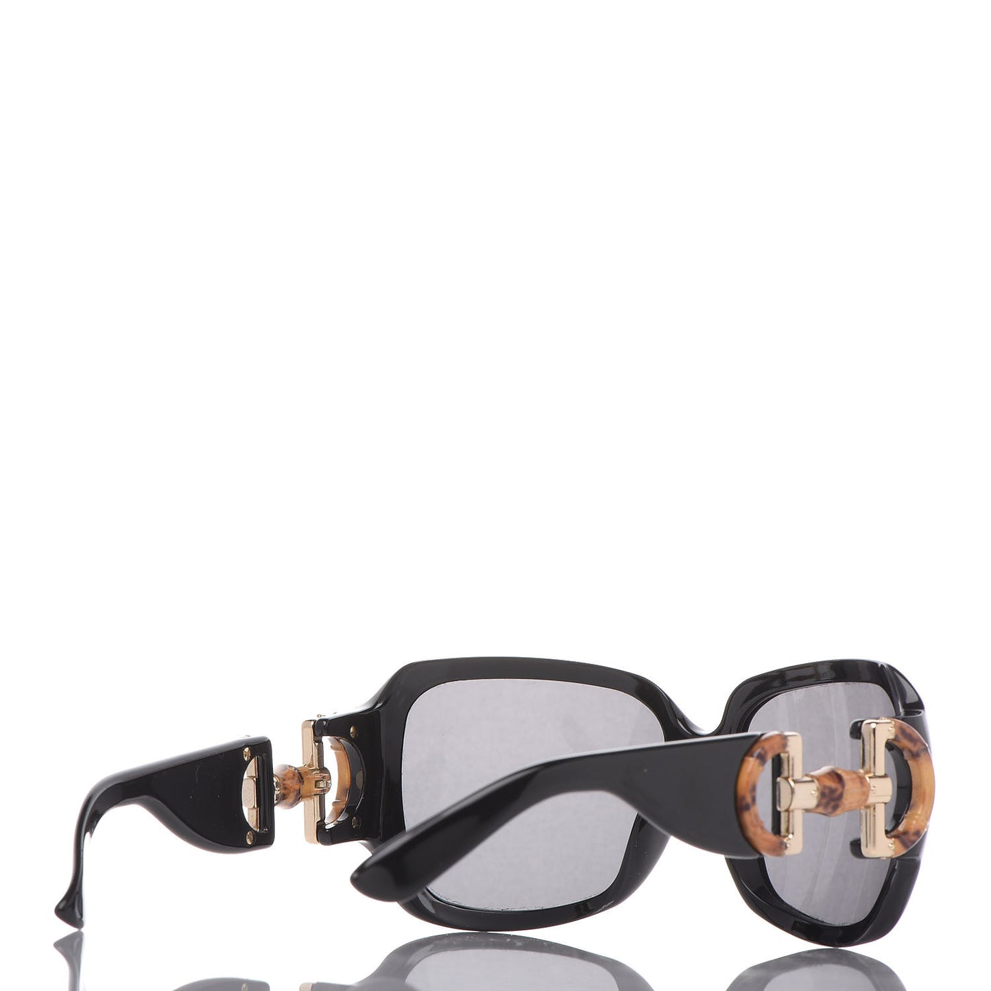Bamboo Horsebit Sunglasses Tortoise GG 2969/S Black