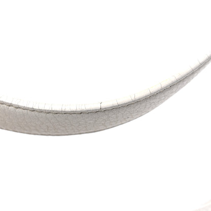 Hermes Taurillon Clemence Sac Trim II 35 White 14 of 15