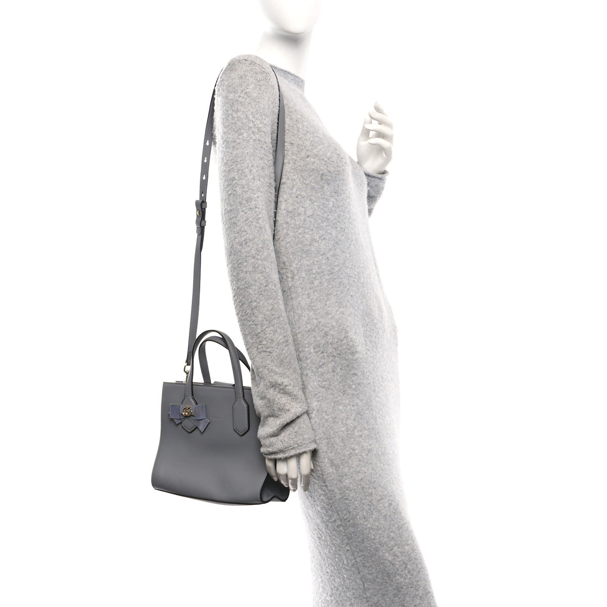 Gucci Gray Logo Ribbon Gucci Logo Ribbon – Designer Tissue main image 2