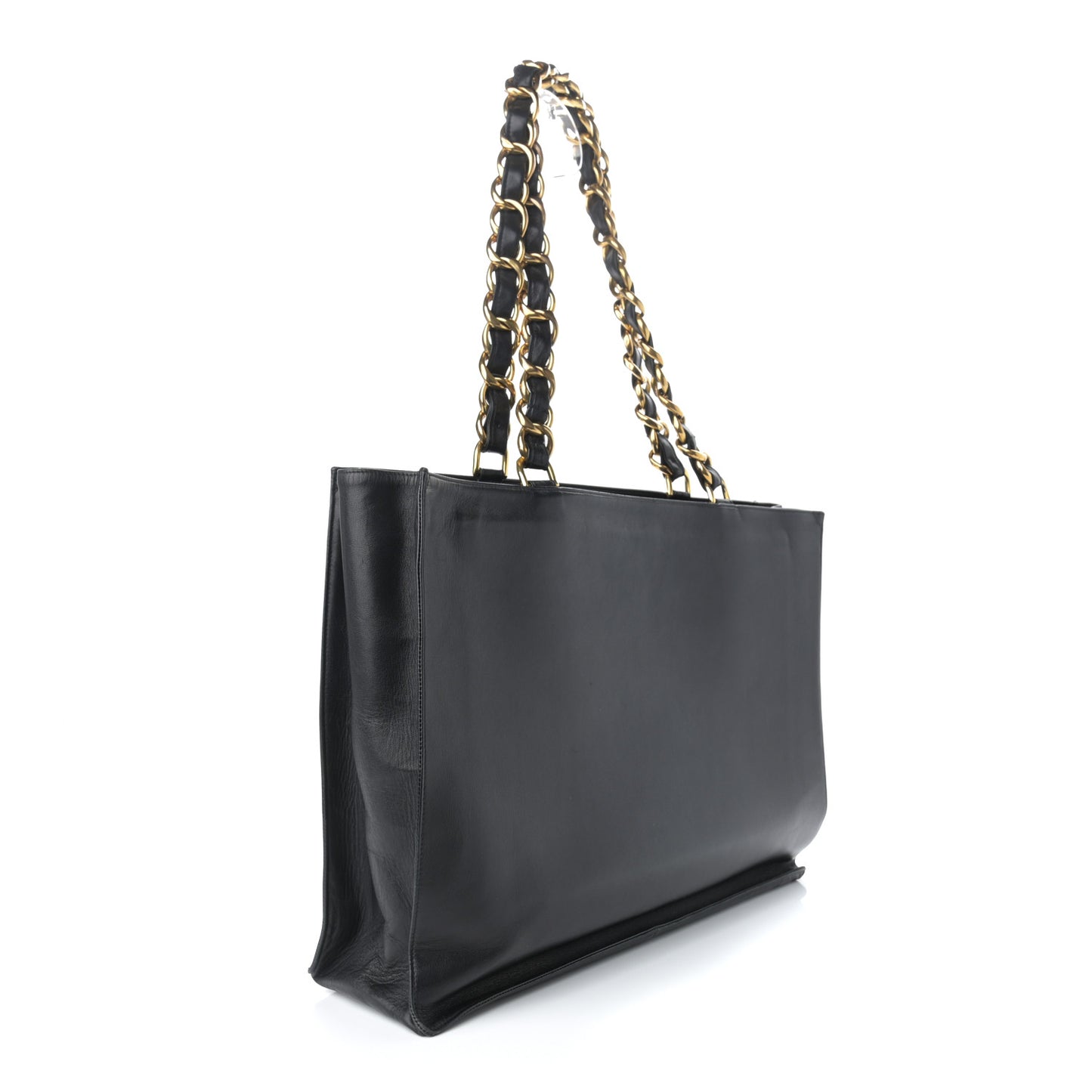 Calfskin CC Tote Black