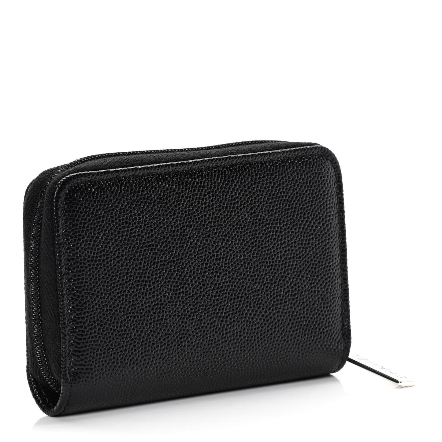 Caviar Timeless CC Zip Around Coin Purse Black
