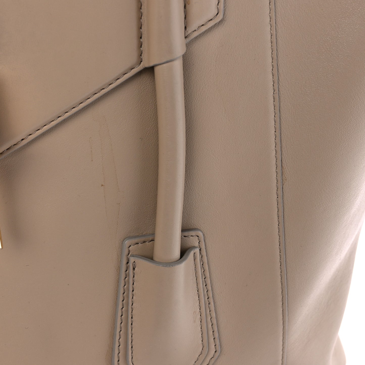 Smooth Calfskin Medium Antigona Lock Duffle Bag Beige