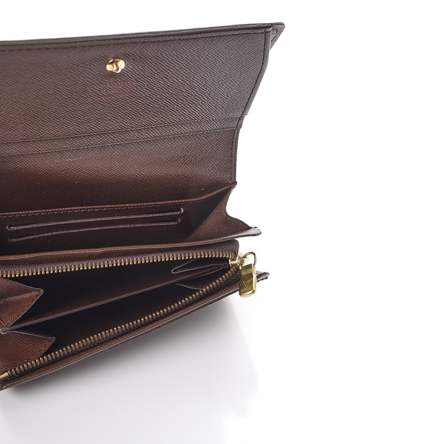 Louis Vuitton Damier Ebene Porte-Monnaie Billets Tresor Wallet 5 of 8
