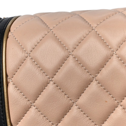 Chanel Lambskin Quilted East West Accordion Flap Beige 10 of 11
