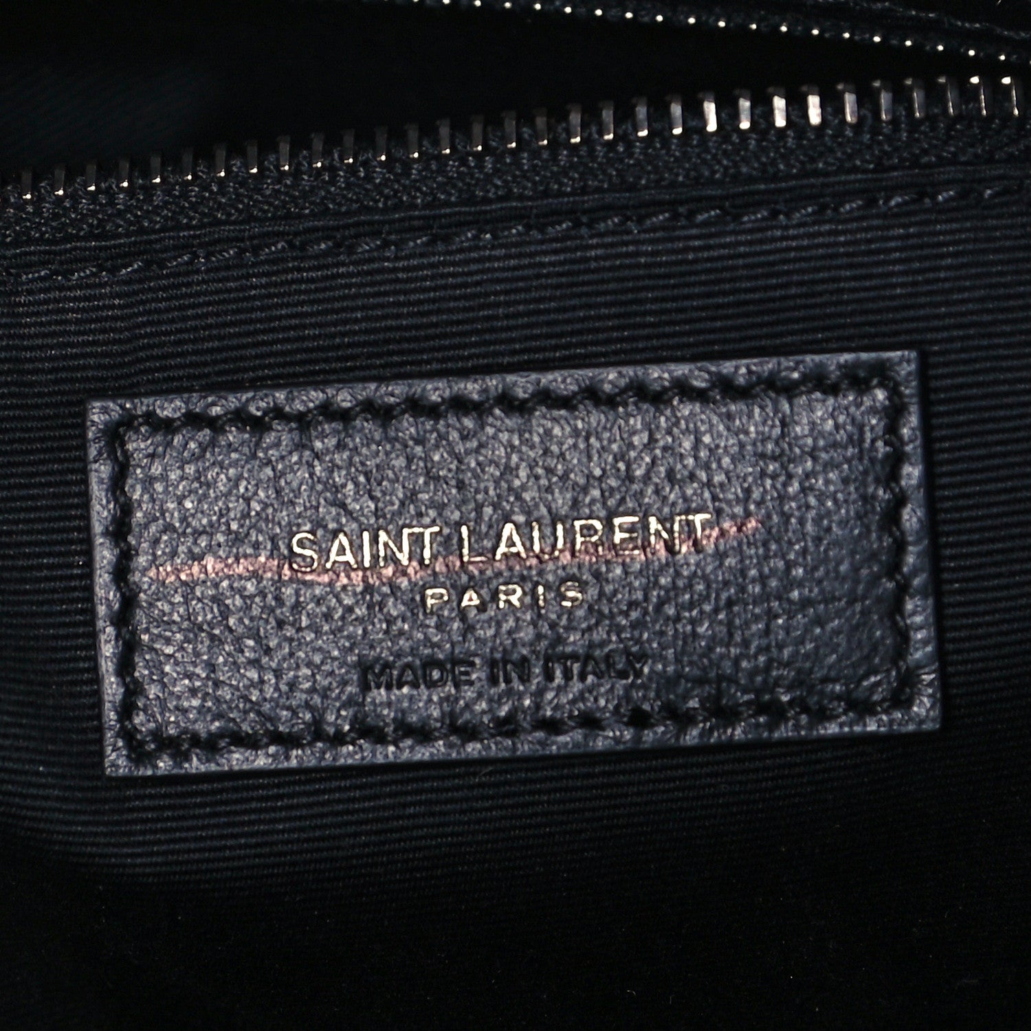 Saint Laurent Crinkled Calfskin Matelasse Monogram Medium Niki Shopper Tote Black 6 of 10