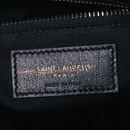 Saint Laurent Crinkled Calfskin Matelasse Monogram Medium Niki Shopper Tote Black 6 of 10