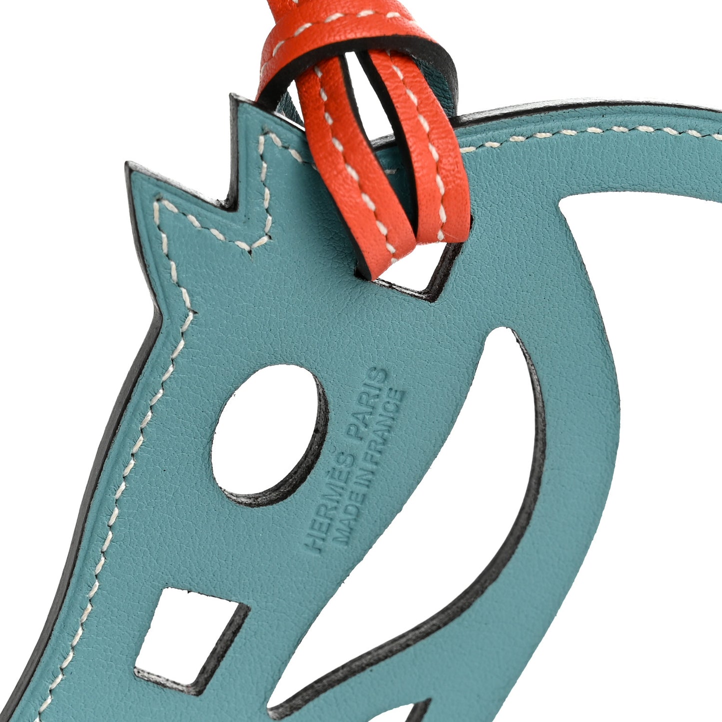 Swift Paddock Cheval Horse Bag Charm Bleu Atoll Feu