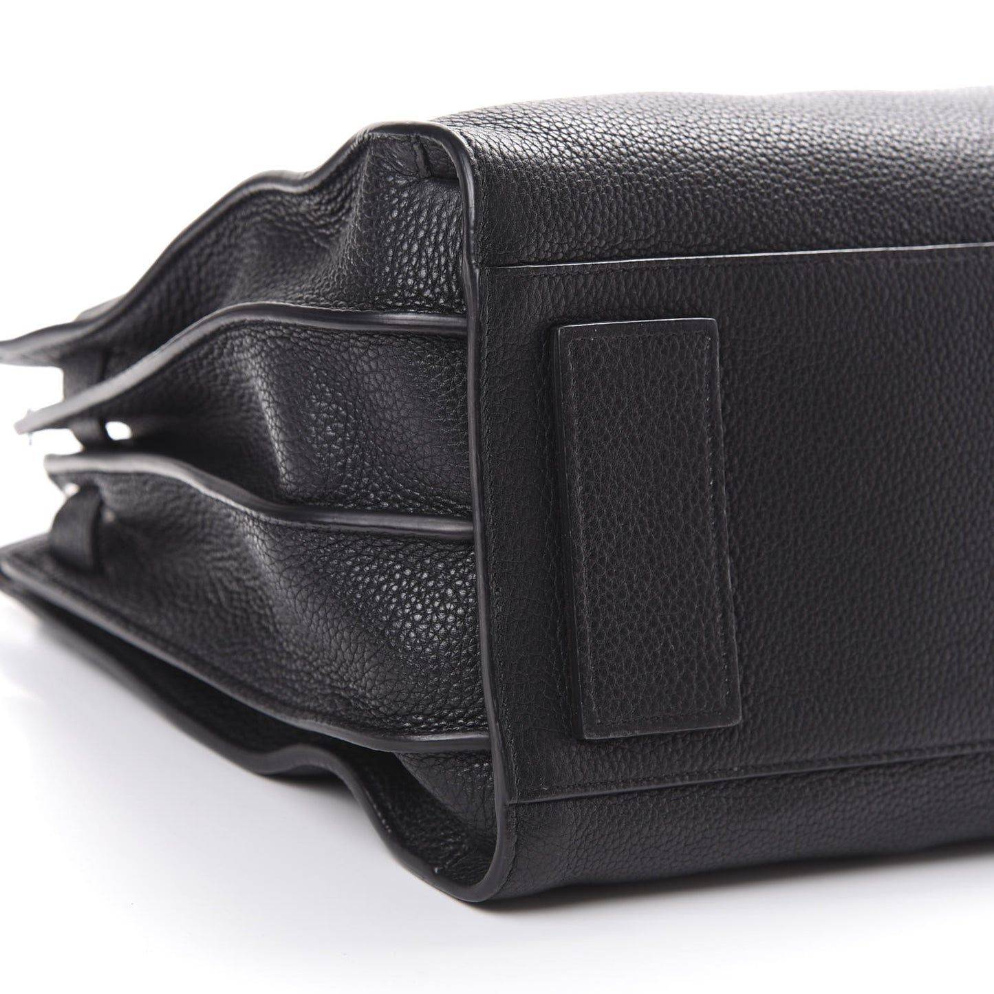 Grained Calfskin Small Supple Sac De Jour Black