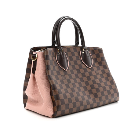 Louis Vuitton Cuir Taurillon Damier Ebene Normandy Magnolia 2 of 11