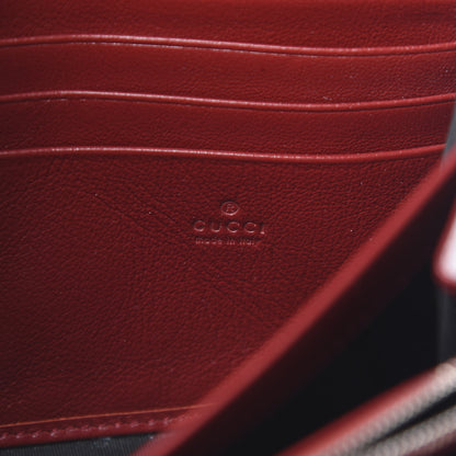 Gucci Tweed GG Monogram Mini Dionysus Chain Wallet White Black Romantic Cherry 6 of 11