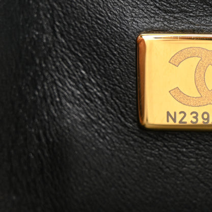 Chanel Lambskin Quilted Mini Square Flap Black 7 of 11