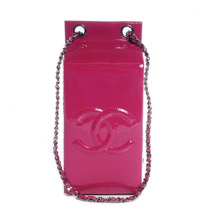 Chanel Patent Milk Carton Bag Dark Pink 1 of 8