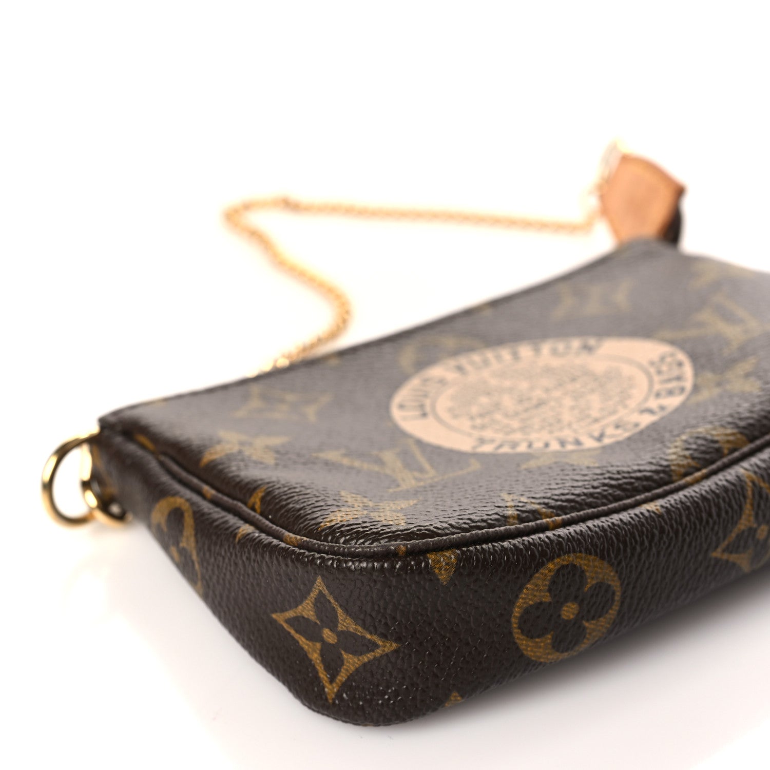 Louis Vuitton Monogram Complice Trunks and Bags Mini Pochette Accessories Beige 6 of 9
