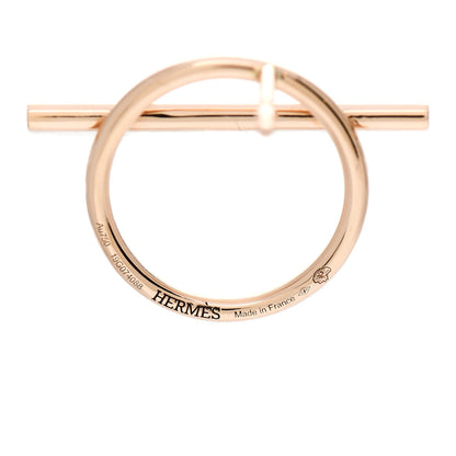 Hermes 18K Rose Gold MM Echappee Earrings 4 of 5