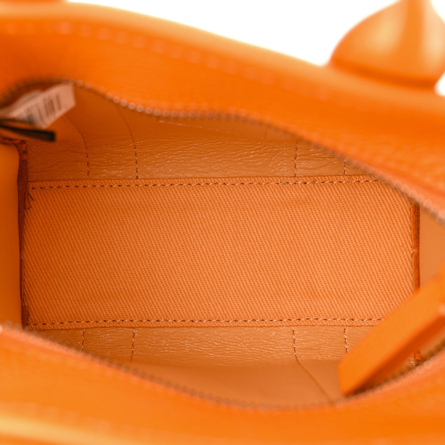 Grained Calfskin Mini The Tote Bag Artisan Gold