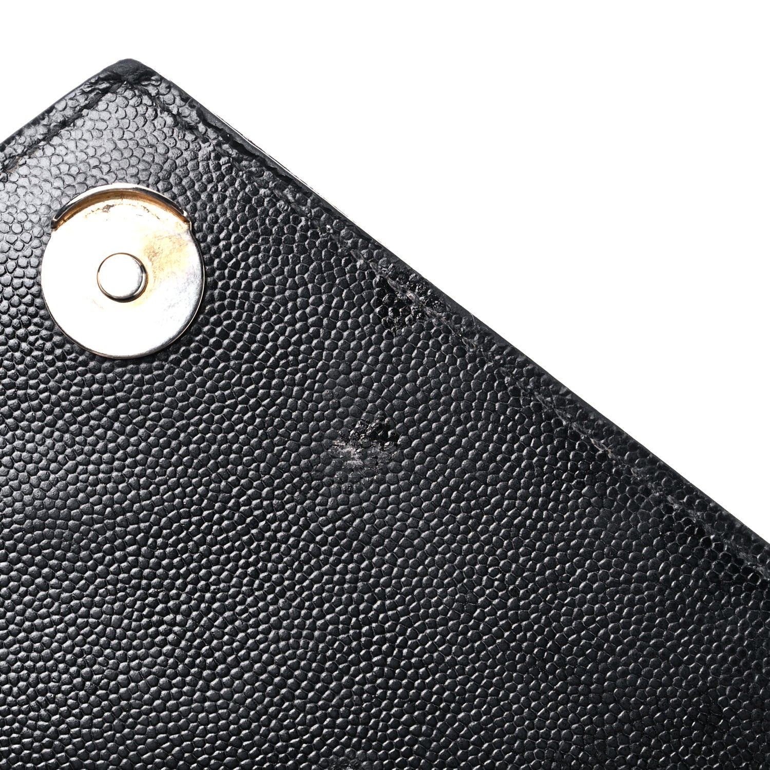 Saint Laurent Grain De Poudre Textured Mixed Matelasse Large Triquilt Monogram Satchel Black 14 of 28
