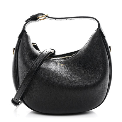 Celine Supple Grained Calfskin Teen Lulu Shoulder Bag Black 1 of 10