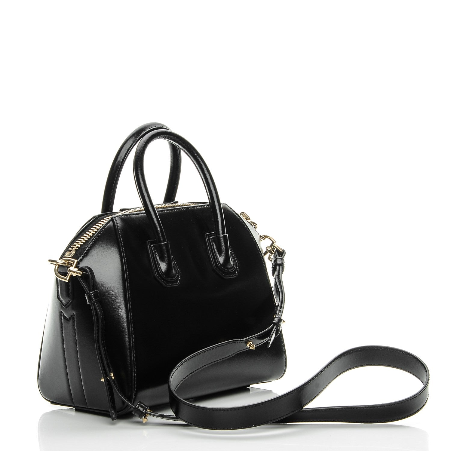 Givenchy Shiny Lord Calfskin Mini Antigona Black 3 of 8