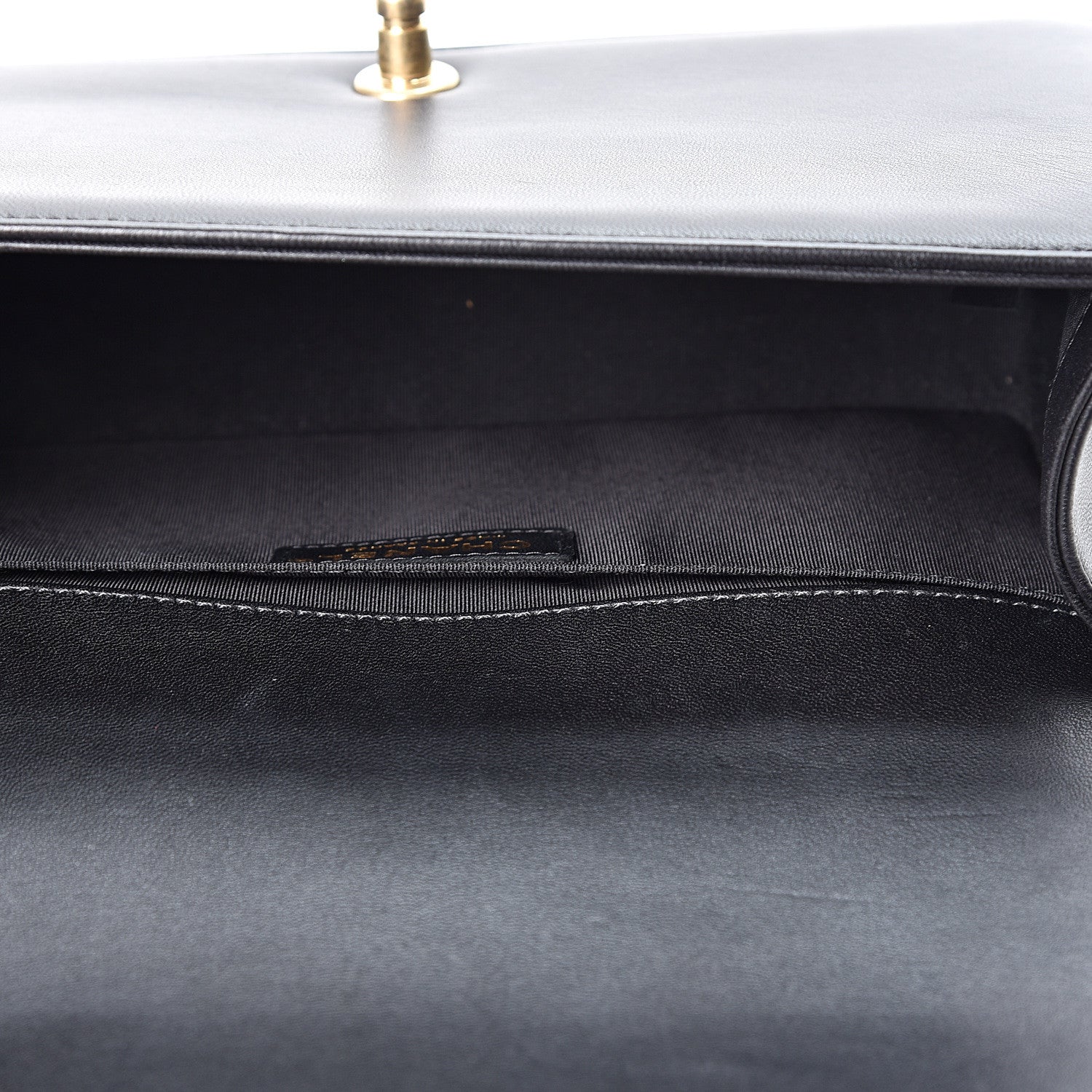 Chanel Lambskin Quilted Medium Boy Flap Black 4 of 10