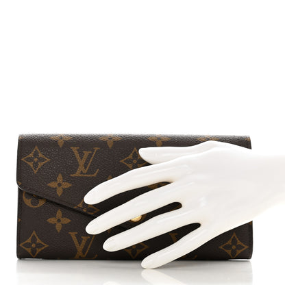 Louis Vuitton Monogram Sarah Wallet NM Rose Ballerine 2 of 6