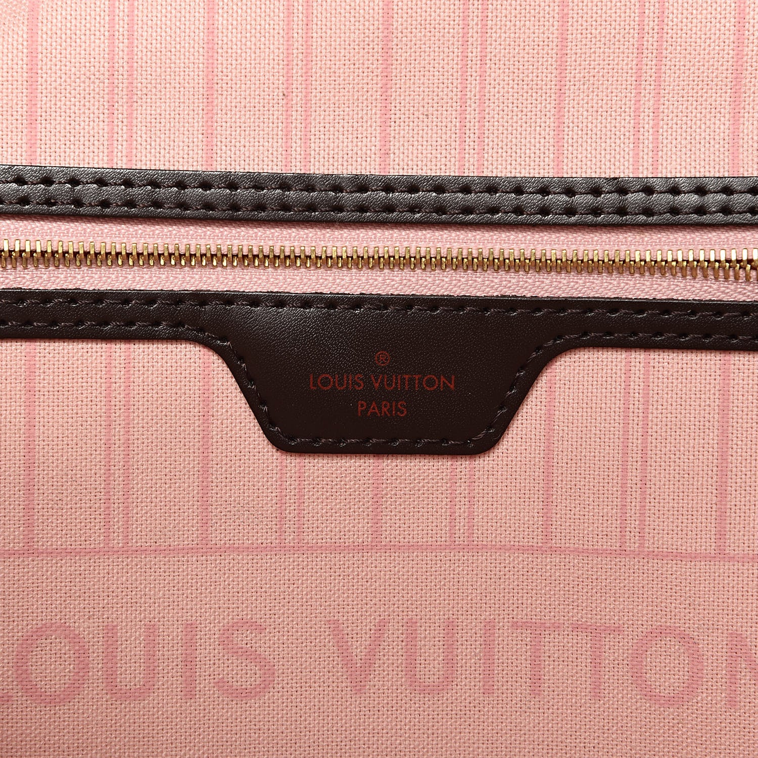 Louis Vuitton Damier Ebene Neo Neverfull MM Rose Ballerine 7 of 16