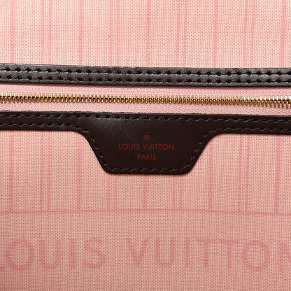 Louis Vuitton Damier Ebene Neo Neverfull MM Rose Ballerine 7 of 16