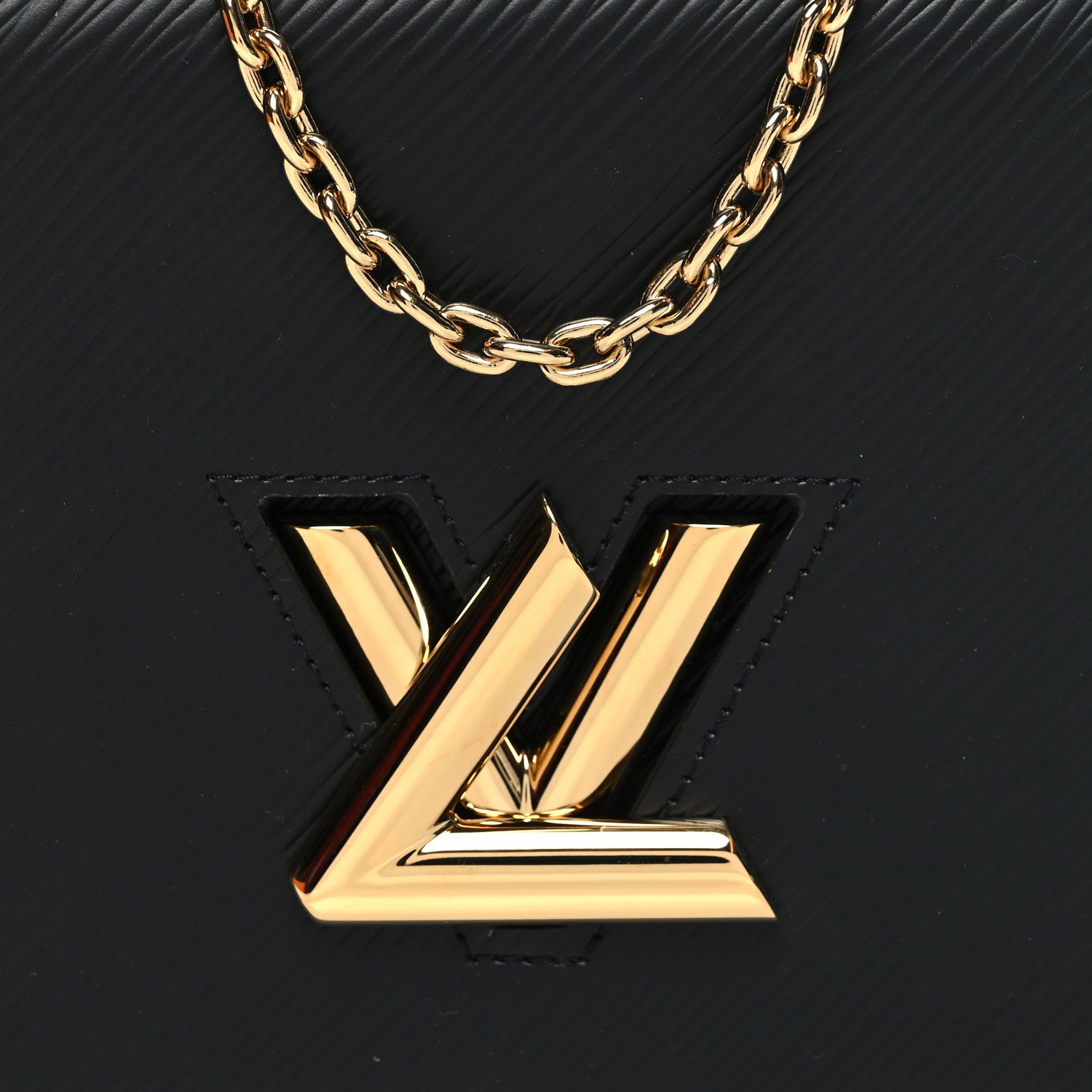 Louis Vuitton Epi Twist Belt Chain Wallet Black 7 of 10