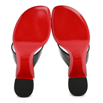 Christian Louboutin Nappa Janetonga 55 Thong Sandals 36.5 Black 6 of 8