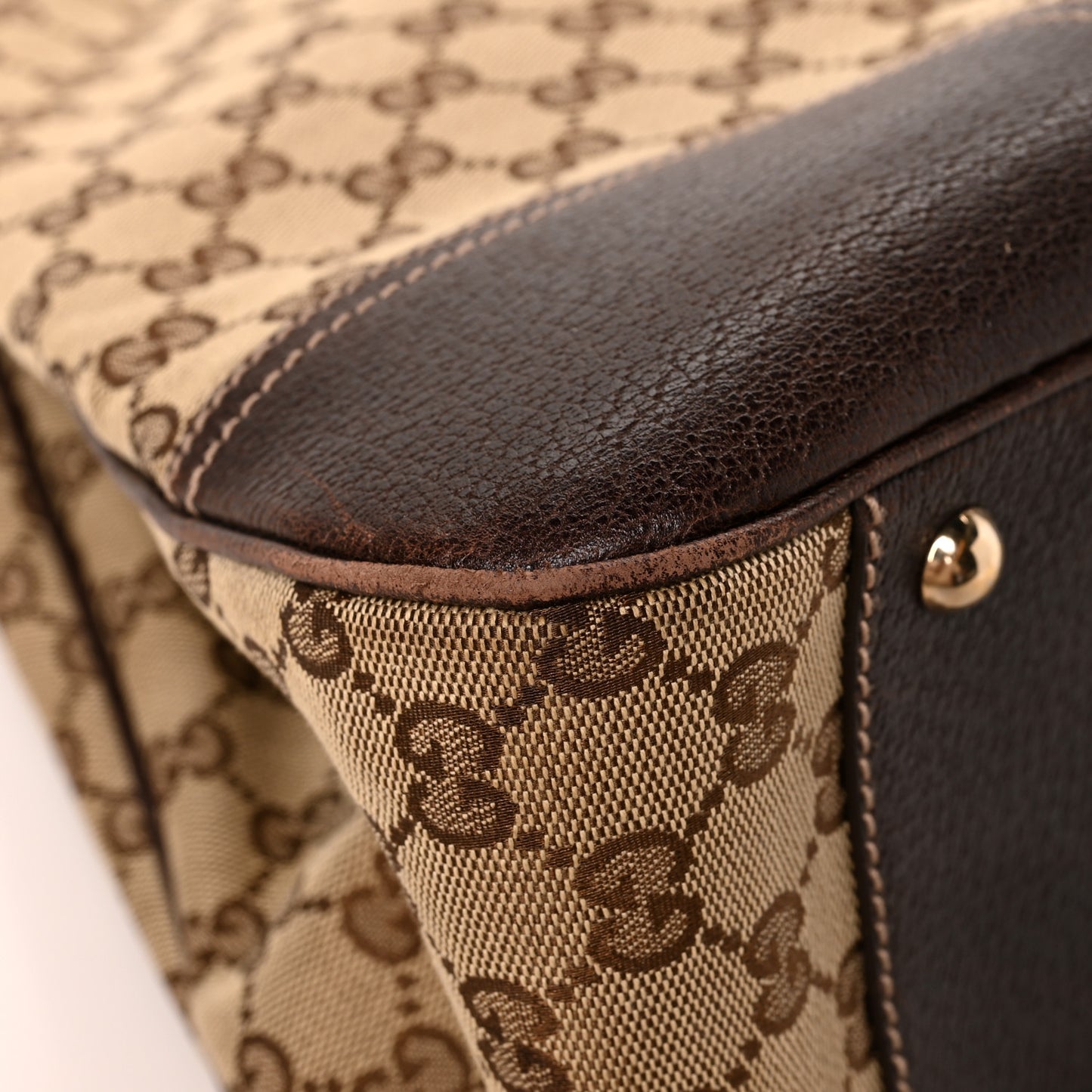 Monogram Large Princy Tote Dark Brown