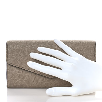Louis Vuitton Empreinte Sarah Wallet NM Tourterelle 2 of 9