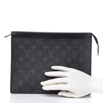 Louis Vuitton Monogram Eclipse Pochette Voyage MM 2 of 9