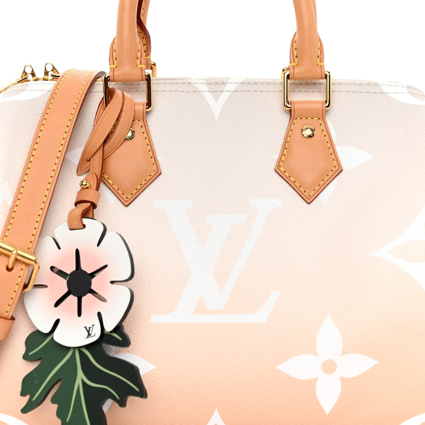 LOUIS VUITTON Monogram Giant By The Pool Speedy Bandouliere 25 Brume