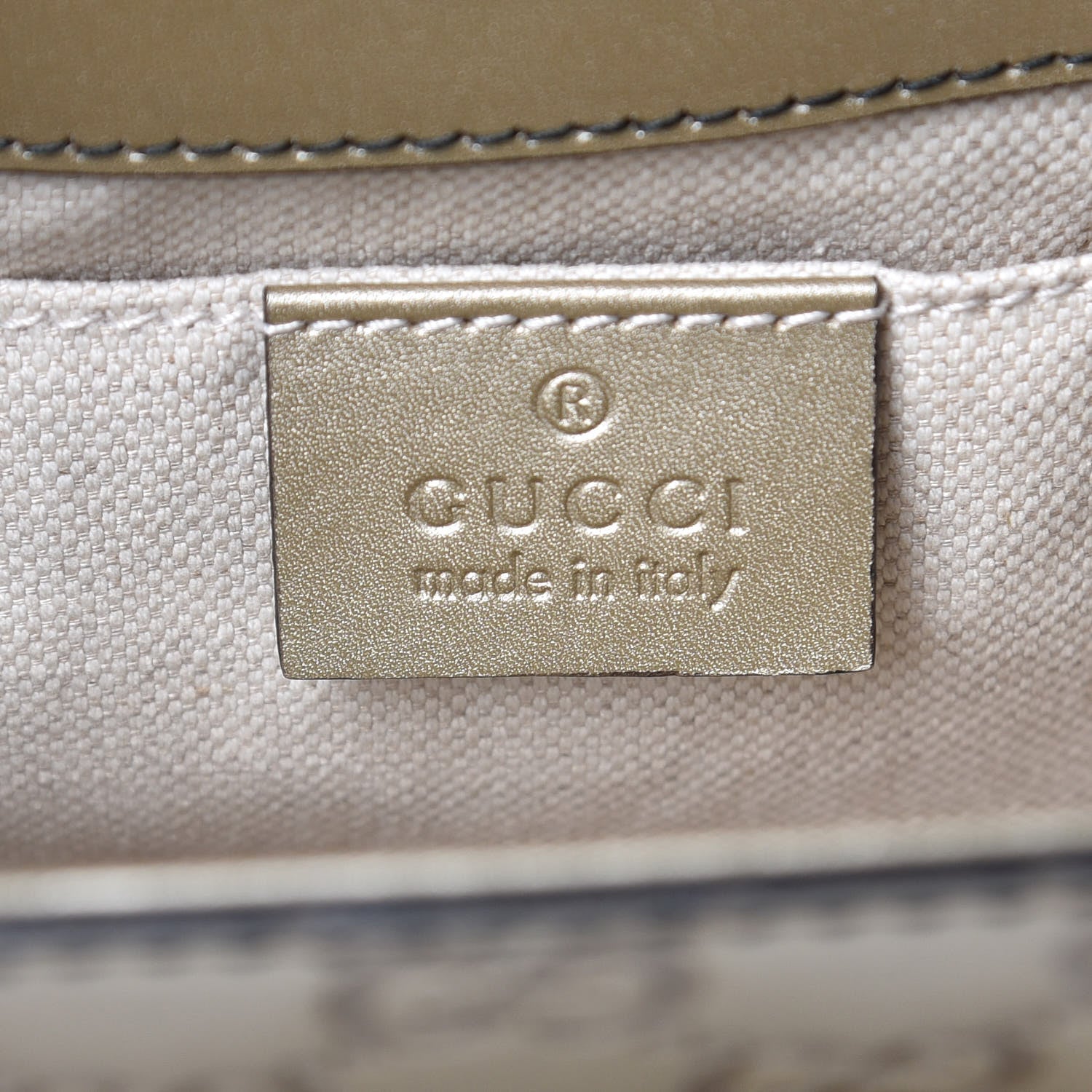 Gucci Guccissima Small Emily Shoulder Bag Gold 6 of 10