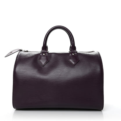 Louis Vuitton Epi Speedy 25 Cassis Purple 1 of 10