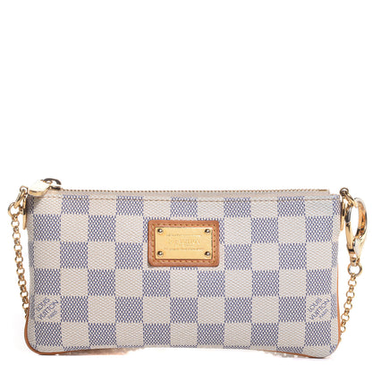 Louis Vuitton Damier Azur Pochette Milla MM 1 of 8