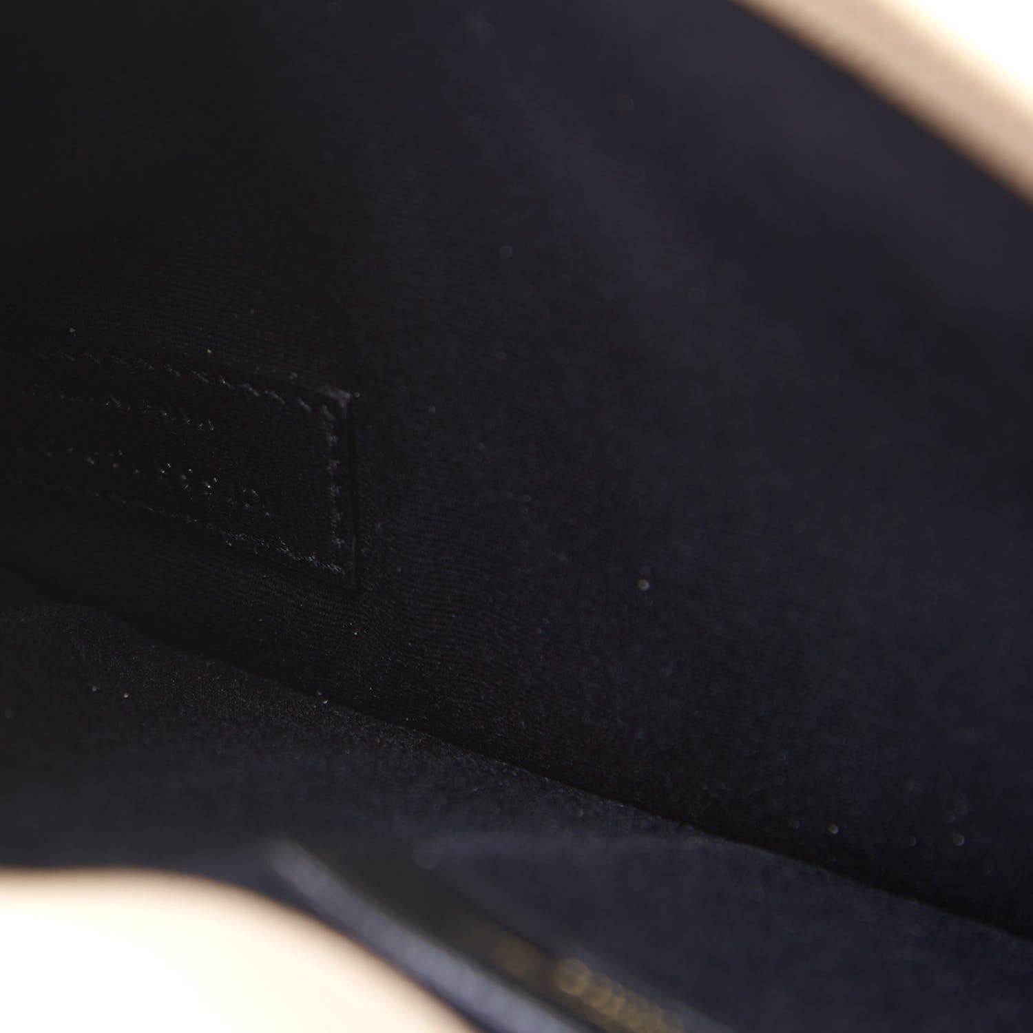 Saint Laurent Grain De Poudre Uptown Pouch Dark Latte 8 of 10